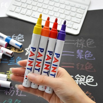 10 Colors Waterproof Car Paint Pen Scratch Repair Pen Remover Painting Paint Marker Pen Car Tyre Tire Tread Rubber