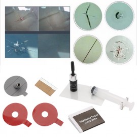 2019 DIY Car Windshield Repair Kit tools Auto Glass Windscreen Repair Set Give Door Handle Protective Decorative Sticker 2018