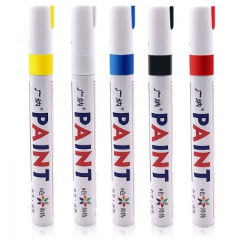 Waterproof Paint Care Car Wheel Tire Oily Mark Pen Auto Rubber Tyre Tread Metal Permanent Paint Marker Graffiti Marcador Caneta