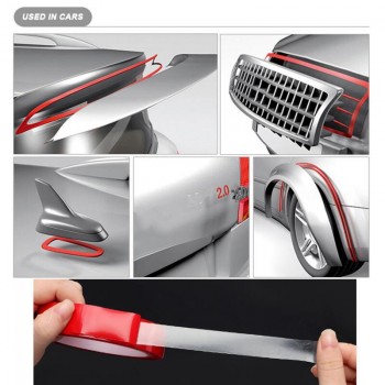8mm Wide Double Face Sticker Car 3M Vehicle Auto Automotive Voiture Bande Autocollant Car Double Face Ruban