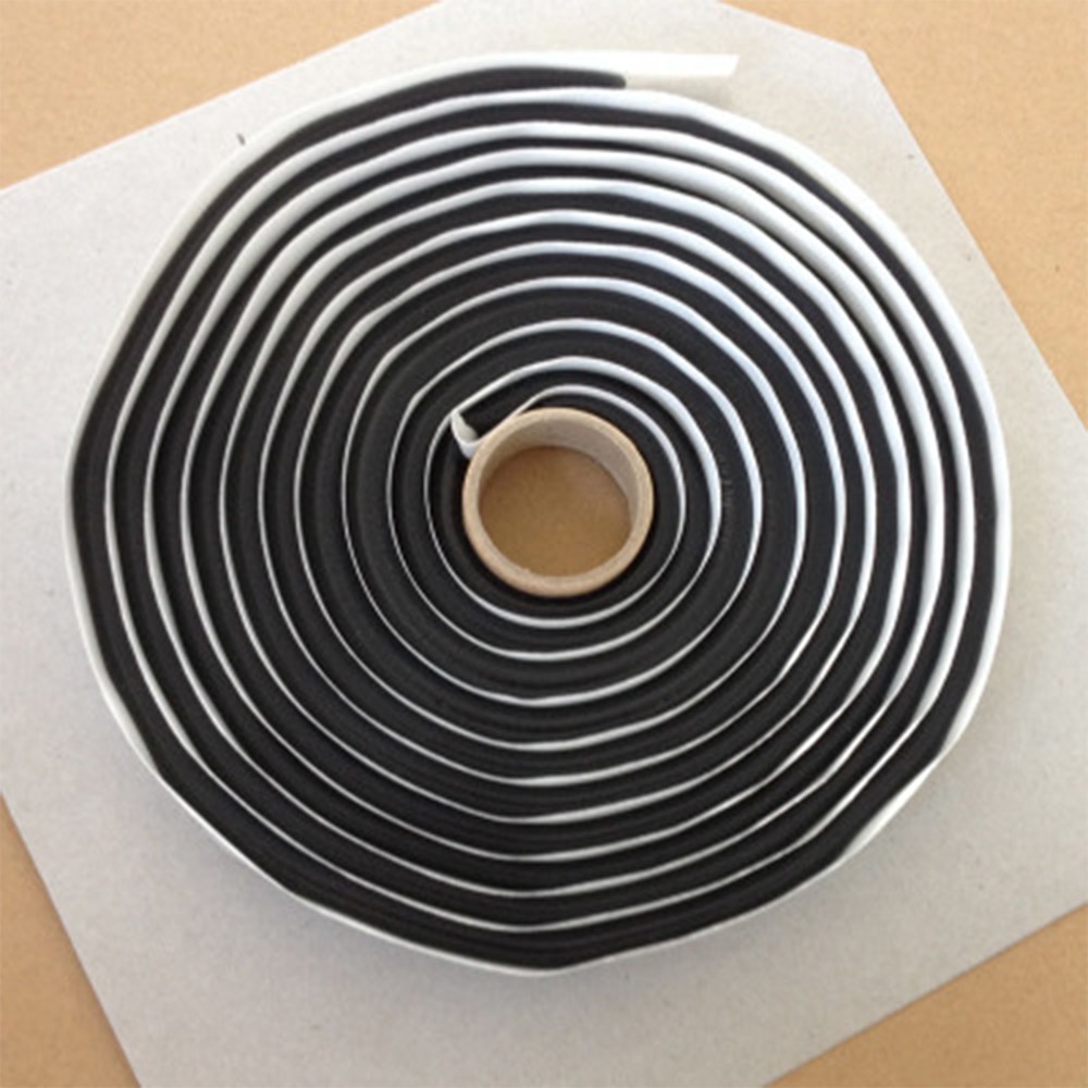 1pcs 4meters Black Butyl Rubber Glue Headlight Sealant Retrofit Reseal Hid Headlamps Taillight Shield Glue Tapes for Car