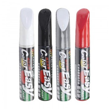 Car Paint Scratches Repair Pen Brush Waterproof Paint Marker Pen Car Tyre Tread Care Automotive Maintain Black White Red Silver