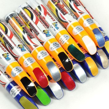 color Gray Series Pro Mending Car Remover Scratch Repair Paint Pen Clear tool tip with brush for all the car  ( gray pearl)