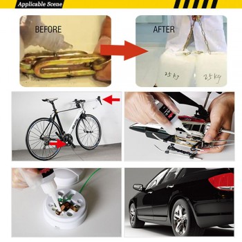 7 Second Speedy Fix Quick Bonding Glue Professional Fast Dry Reinforcing Adhesive for Metal Plastic Wood Ceramic Repair