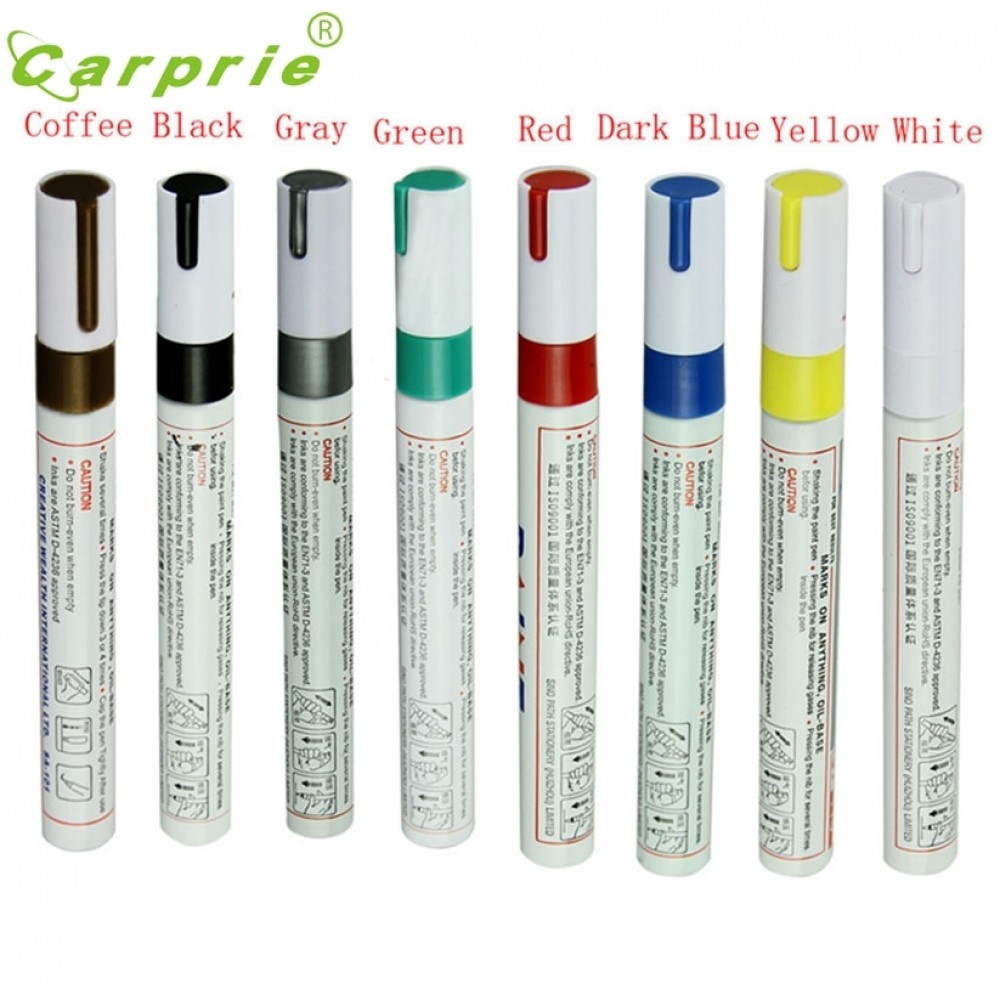 Car-styling Permanent Waterproof Car tyre Metal Paints Marking Pen Marker Motor Bike td6 dropship
