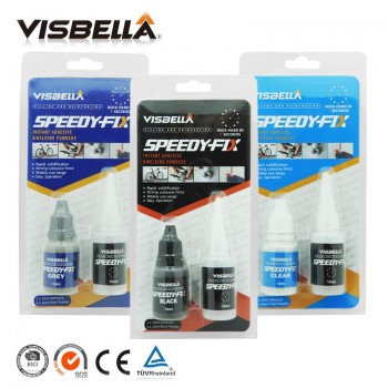Visbella 3pcs 7 Second Speedy Fix Powder Adhesive Quick Bonding Glue Repair Fill Reinforcing Dual Water Resistance Sealants
