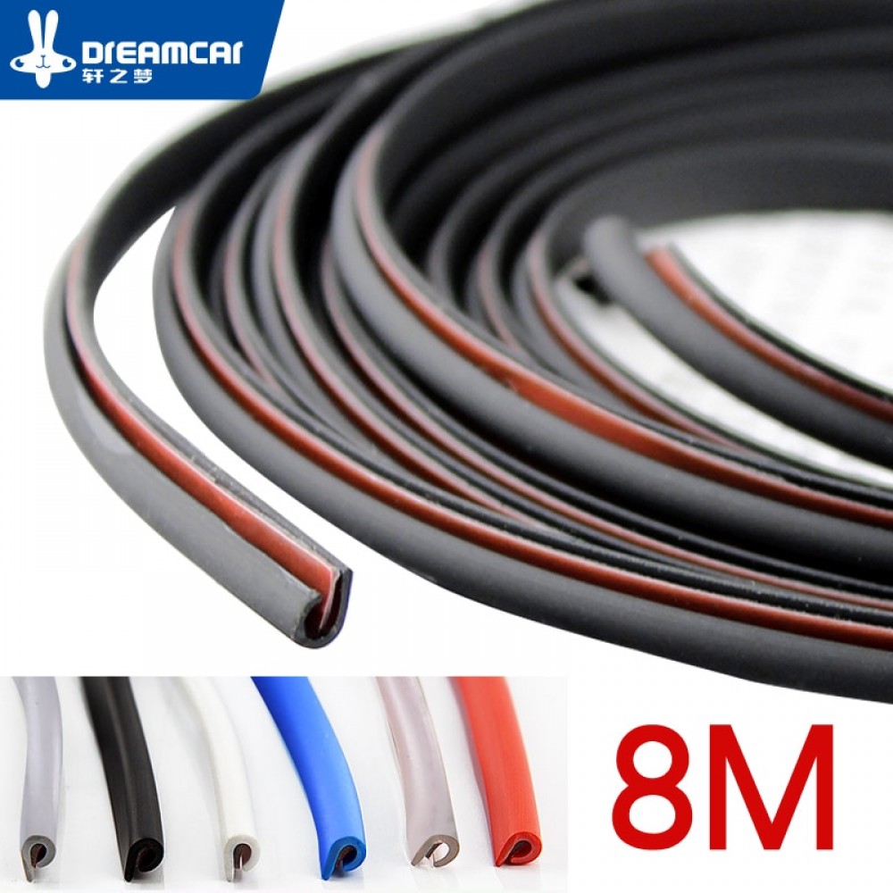 Door Seal 8M Sealant Rubber Car Seals Sound Insulation Door Rubber Seal Noise Insulation Rubber Strip Car Door Weather strip car