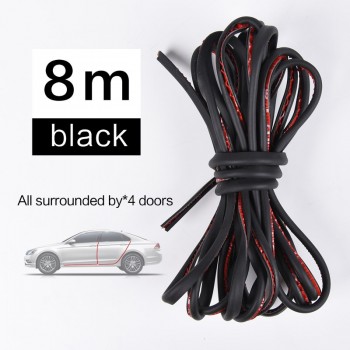 Door Seal 8M Sealant Rubber Car Seals Sound Insulation Door Rubber Seal Noise Insulation Rubber Strip Car Door Weather strip car