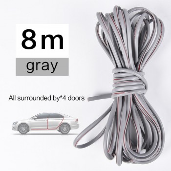 Door Seal 8M Sealant Rubber Car Seals Sound Insulation Door Rubber Seal Noise Insulation Rubber Strip Car Door Weather strip car
