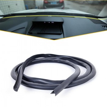 Rubber 1.6m Soundproof Dustproof Sealing Strip For Auto Car Dashboard Windshield