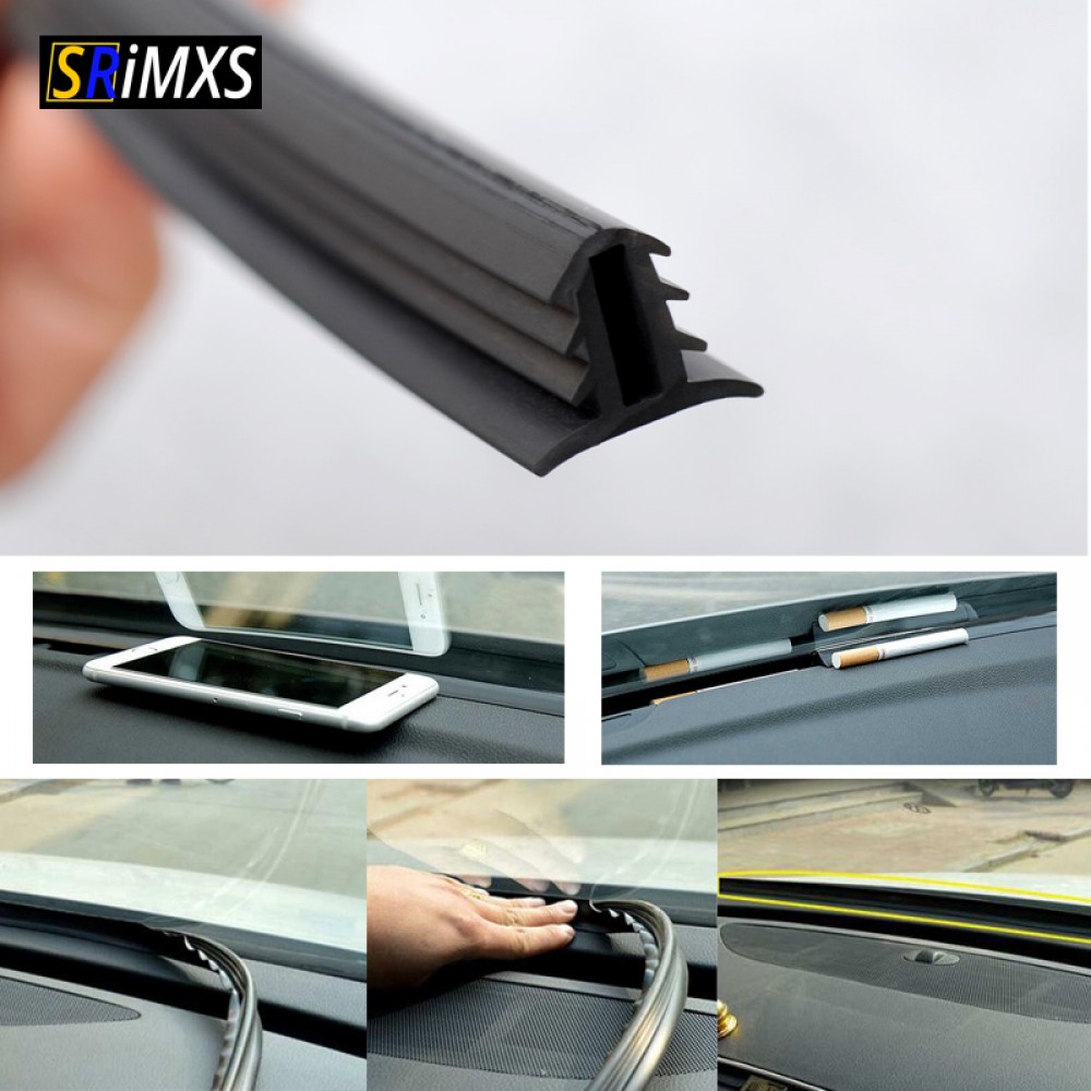 160cm Auto Rubber Seals Universal Windshield Dashboard Soundproof Rubber Seal Strip Auto Sealing Car Panel Seal