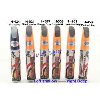 Car Remover Scratch Repair Paint Pen Gray Series- Pro MendingClear 61colors For Choices