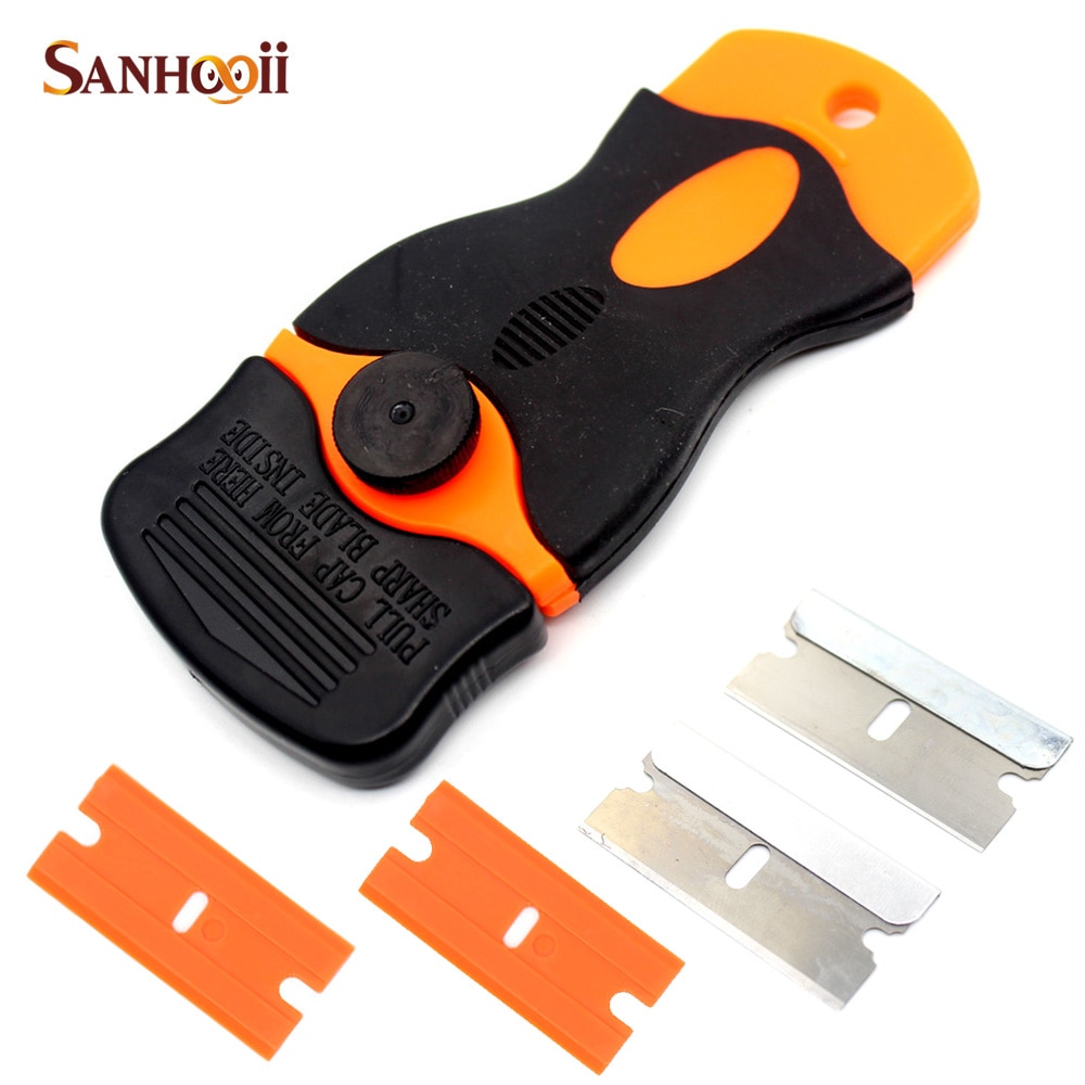 Auto Car Ice Windows Kitchen Stove Cleaning Wall Glass Scraper Scraping Knife Blades Glue Sticker Film Poster Paint Removal Tool