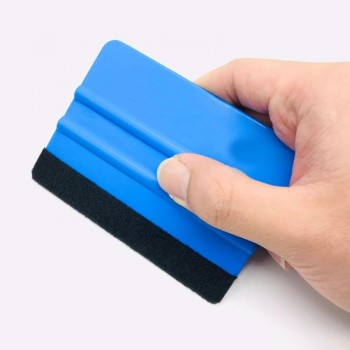 Felt Squeegee Vinyl Car Wrap Tool Carbon Fiber Foil Vinyl Scraper Window Tint Tools Car Glass Cleaning Tool Brush Hand Tools