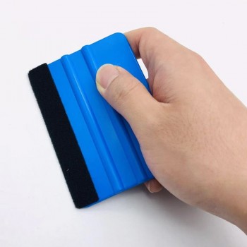 Felt Squeegee Vinyl Car Wrap Tool Carbon Fiber Foil Vinyl Scraper Window Tint Tools Car Glass Cleaning Tool Brush Hand Tools