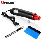 3pcs/set 220V 300W Electric Hot Air Heat Gun EU Plug+Car Scraper Squeegee+Vinyl Cutter Knife Auto Car Vinyl Film Wrapping Tools