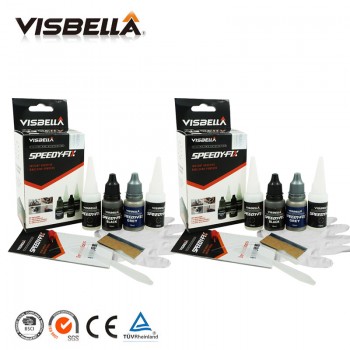 Visbella 2pcs 7 Second Speedy Fix Quick Bonding Adhesive Powders for Metal Steel Plastic Wood Ceramic Repair Glue Reinforcing