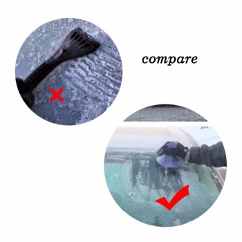 Outdoor Ice Scraper for Car Snow Shovel Cone Shaped Winter Car Windshield Snow Remover Miracle Ice Scraper Brush for Car Snow