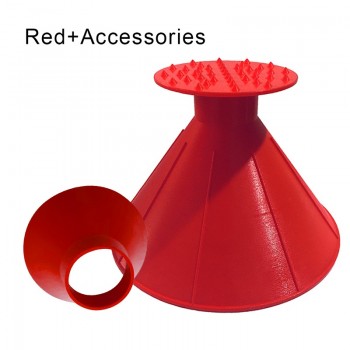 Outdoor Ice Scraper for Car Snow Shovel Cone Shaped Winter Car Windshield Snow Remover Miracle Ice Scraper Brush for Car Snow