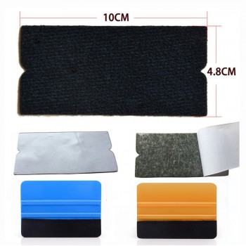 EHDIS 10Pcs/set Vinyl Film Car Wrap Fabric Felt for 10cm Squeegee Automobile Window Tint Tool Scraper No Scratch Felt Edge Cloth
