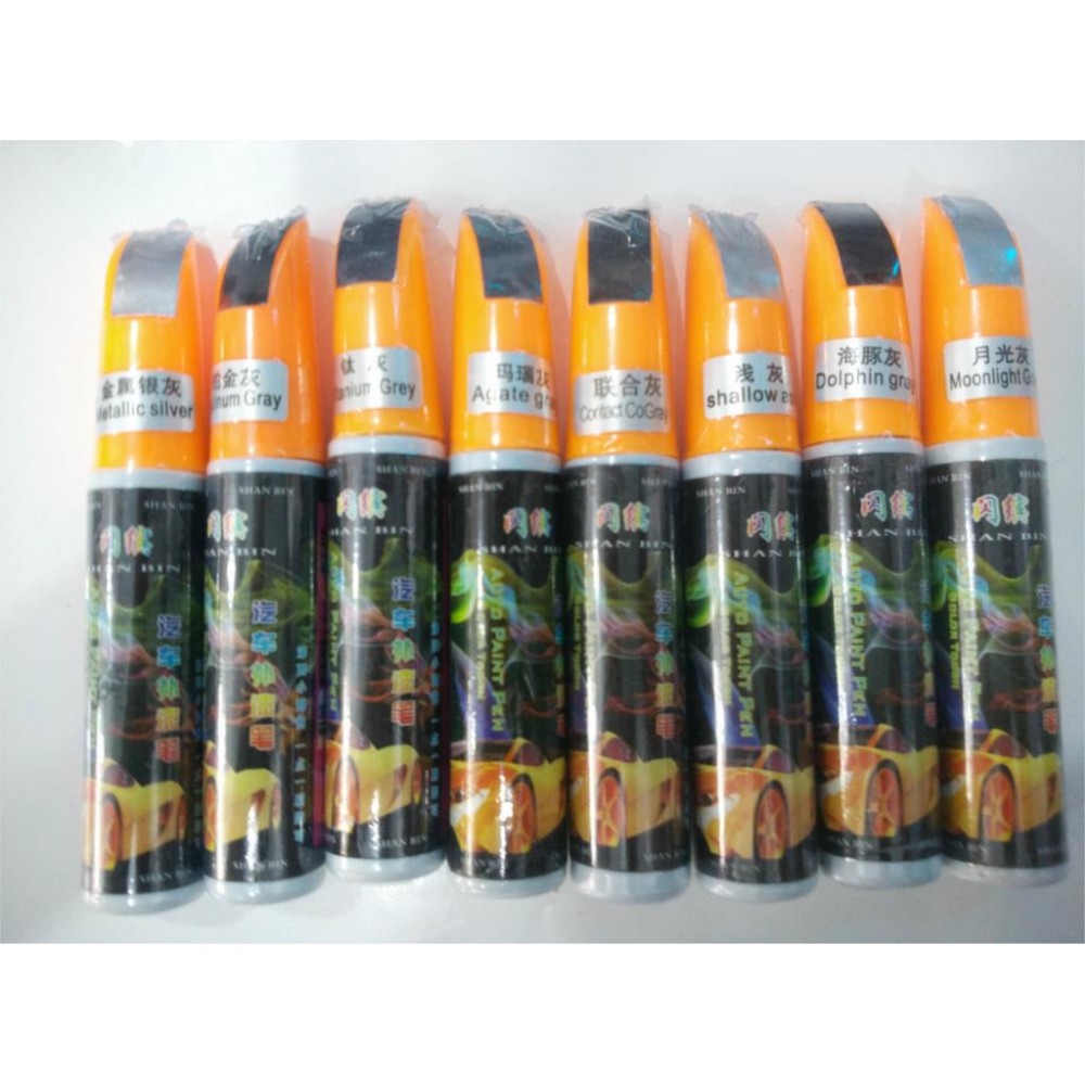 Gray series Car Scratch Repair Paint Pen Gray Touch Up Paint Scratch Mending Scratch Remover Car Care Fix Scratch Paint Pen