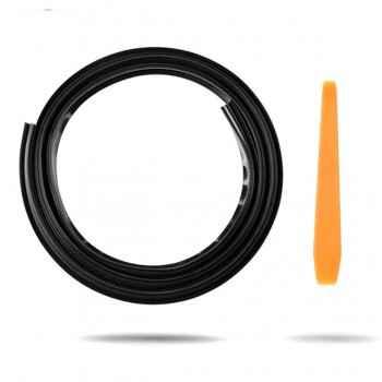 Universal Rubber 160cm Adhesive Car Dashboard Windshield Sealing Strips Styling Stickers Sound Insulation Weatherstrip Edge Trim