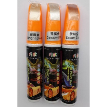 Gold series-1pcs Champagne Gold Pro Mending Car Remover Scratch Repair Paint Pen Clear