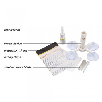 DIY Car Tools Car Glass Repair Tool Auto Glass Windshield Windscreen Instrument Repair Kits DIY Glass windshield repair kit