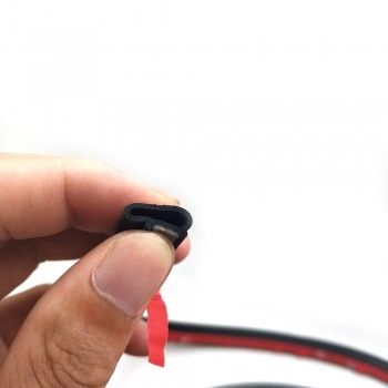 auto rubber seals 3 Meters Small D Type door sound insulation noise insulation waterproof trim dust isolation sealing
