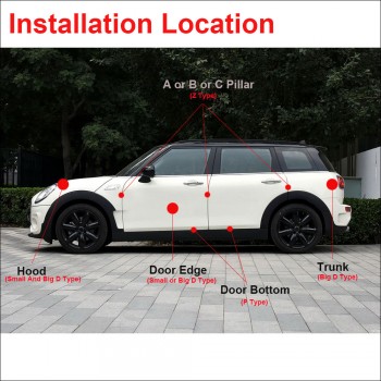 auto rubber seals 3 Meters Small D Type door sound insulation noise insulation waterproof trim dust isolation sealing