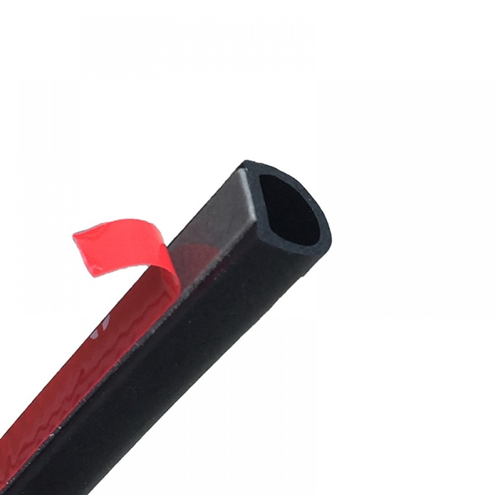 1-3 Meters  Small D Type 3M Car Door Seal Strip Weatherstrip Rubber Seal Sound Insulation  Weatherstrip Seals Hollow