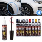 White Black Car Scratch Repair Paint Pen 12ml Touchs Up Waterproof Paint Maintenance Remover Applicator Practical Tool 5 Colors