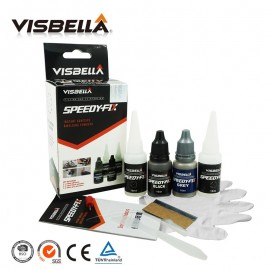 Visbella 7 Second Speedy Fix Quick Bonding for Metal Steel Plastic Wood Rubber Ceramic Repair Fast Dry Glue Reinforcing Adhesive
