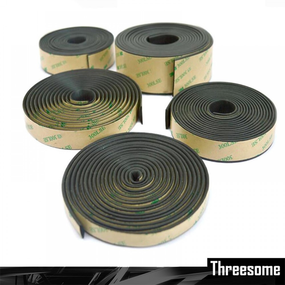 SRXTZM 3Meter Car Window Sealant Rubber Sunroof Triangular Window Sealed Strips Seal Trim For Auto Vehicle Front Rear Windshield
