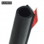 Small D 9*10mm Universal Weather Strip Car Sound Insulation Sealing Rubber Strip Anti Noise Rubber 3m Sticky Tape Car Door Seal