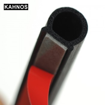 Small D 9*10mm Universal Weather Strip Car Sound Insulation Sealing Rubber Strip Anti Noise Rubber 3m Sticky Tape Car Door Seal