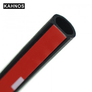 Small D 9*10mm Universal Weather Strip Car Sound Insulation Sealing Rubber Strip Anti Noise Rubber 3m Sticky Tape Car Door Seal