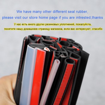 Rubber Seal Strip Z Type Car Door Weatherstrip Rubber Seals Trim Filler Adhesive High Density Seal Strip Noise Insulation