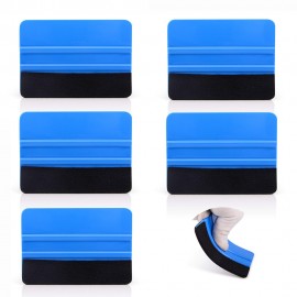 EHDIS 5pcs Fabric Felt Plastic Scraper Squeegee 3d Carbon Fiber Film Vinyl Car Wrap Auto Window Tinting Tool Car Sticker Remover