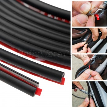 Mgoodoo 5M Auto Car Door Moulding Rubber Sealing Strip Anti-scratch Sticker Trim Guard Edge Protector Strip Cover Protection