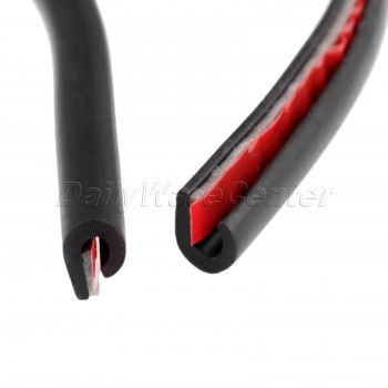 Mgoodoo 5M Auto Car Door Moulding Rubber Sealing Strip Anti-scratch Sticker Trim Guard Edge Protector Strip Cover Protection