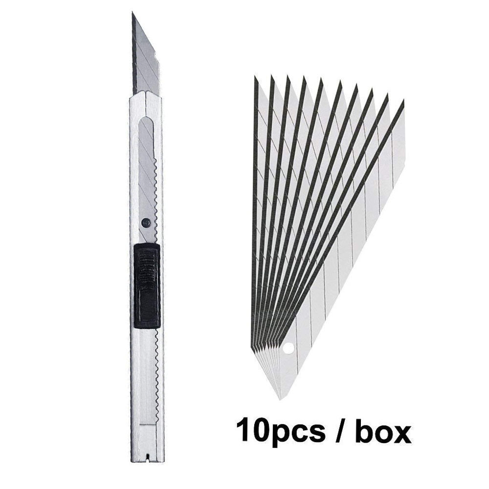 TACARO Stainless Steel Art Knives Car Styling Carbon Fiber Vinyl Film Sticker Wrap Safety Snitty Cutter for Stationery Office