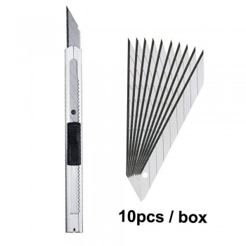 TACARO Stainless Steel Art Knives Car Styling Carbon Fiber Vinyl Film Sticker Wrap Safety Snitty Cutter for Stationery Office