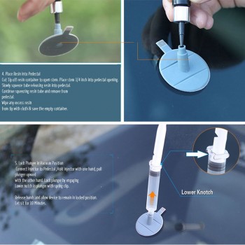 DIY Car Windshield Repair Kit tools Auto Glass Windscreen Repair Cracked Set Give Door Seal Handle Protective Decorative Sticker