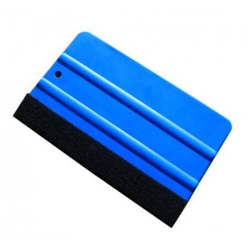 1PCS Car Vinyl Film wrapping tools Blue Scraper squeegee with felt edge size 12.5cm*8cm Car Styling Stickers Accessories