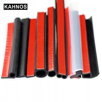 Car Door Weatherstrip Big D Small D Z P 9 Y Type Waterproof Sound Insulation Soundproof EPDM Auto Rubber Seal Strips Deadening