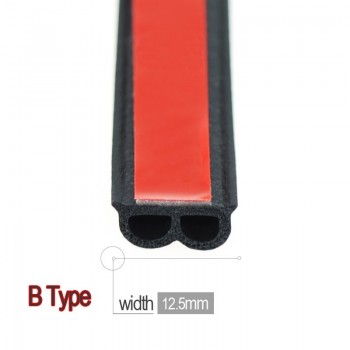 Car Door Weatherstrip Big D Small D Z P 9 Y Type Waterproof Sound Insulation Soundproof EPDM Auto Rubber Seal Strips Deadening