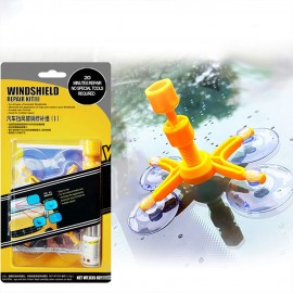 Car Window Cracked Glass Repair Kit DIY Professional Windscreen Repair Tools Resin Glass Scratch Windscreen Crack Restore Glue