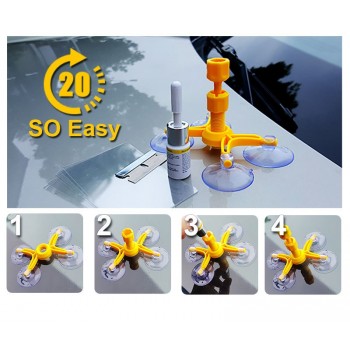 DIY Windshield Repair Kits Car Window Repair Tools Glass Scratch Windscreen Crack Restore Window Screen Polishing Car-Styling