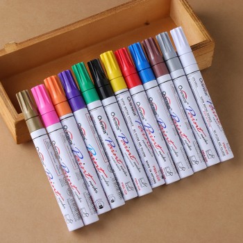 1 Pc Color Metal Oil Rubber Tread Car Tyre Waterproof Paint Marker Pen Set Permanent Car Tyre Tread Environmental Tire Painting